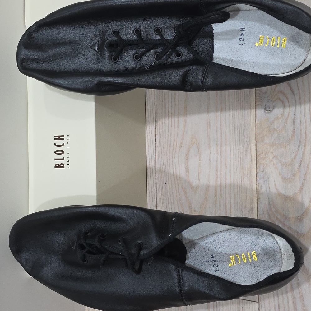 Bloch Black Leather JAZZFLEX Practice JAZZ Dance Shoes